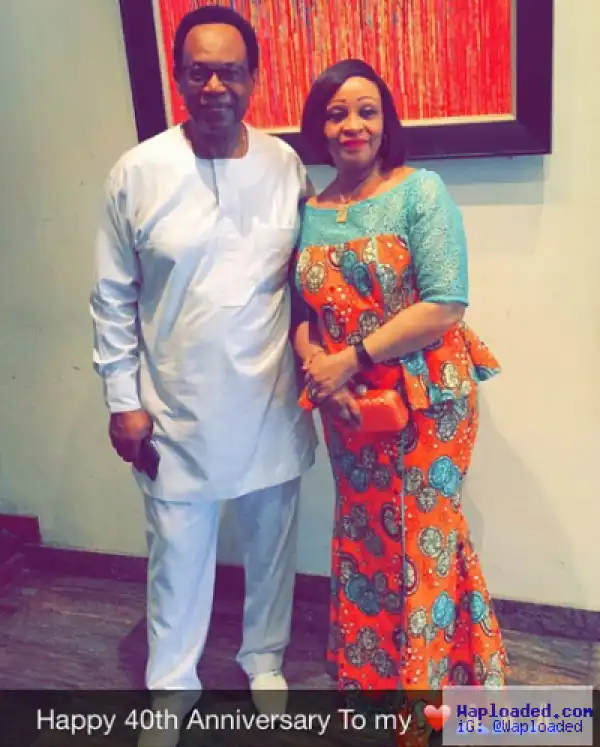 Photo:Singer Lynxxx Celebrates His Parents As They Mark 40th Wedding Anniversary Today